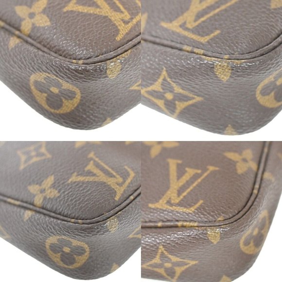 LOUIS VUITTON Pochette Accessoires Hand Bag Monogram Leather BN M51980 84FA278 - Picture 12 of 16